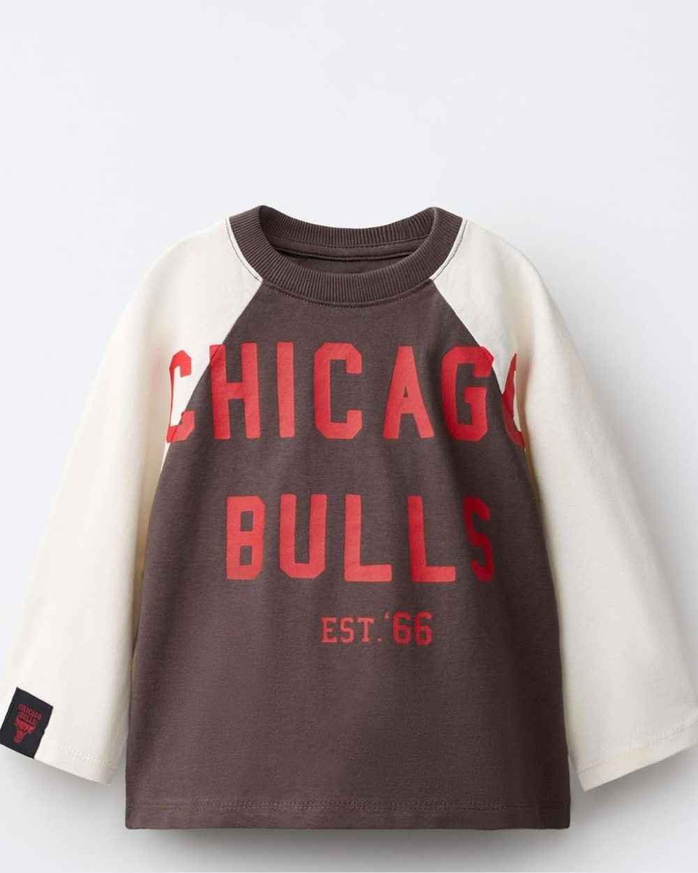 Raglan Kollu Baskılı Tişört